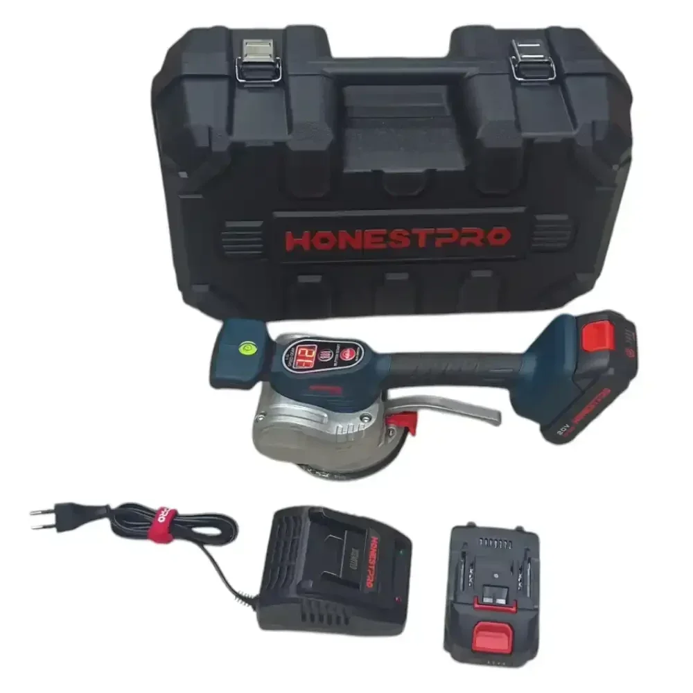 الة شفط و وضع السيراميك  Ventouse vibrante Carrelage HONESTPRO YAE4616 20V 2.0A