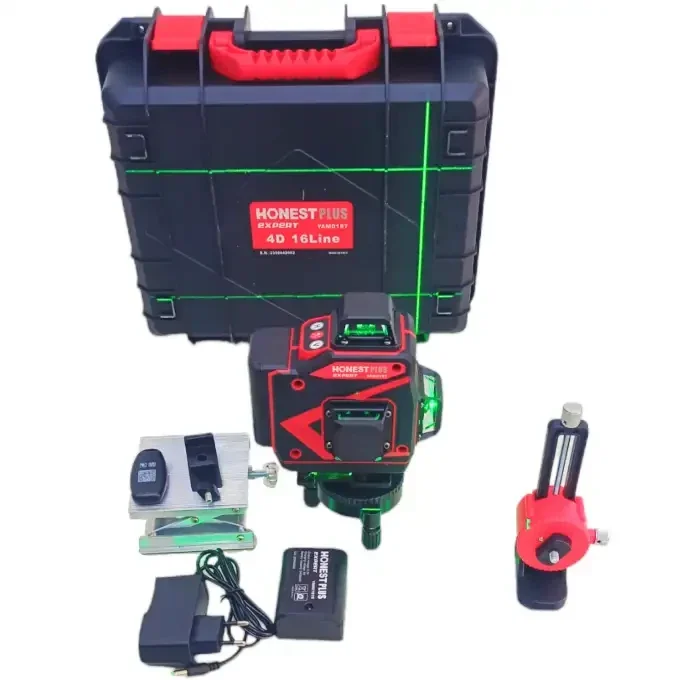 جهاز ضبط المستوى بالليزر niveau laser HONESTPLUS 16 lignes 4D YAM0197