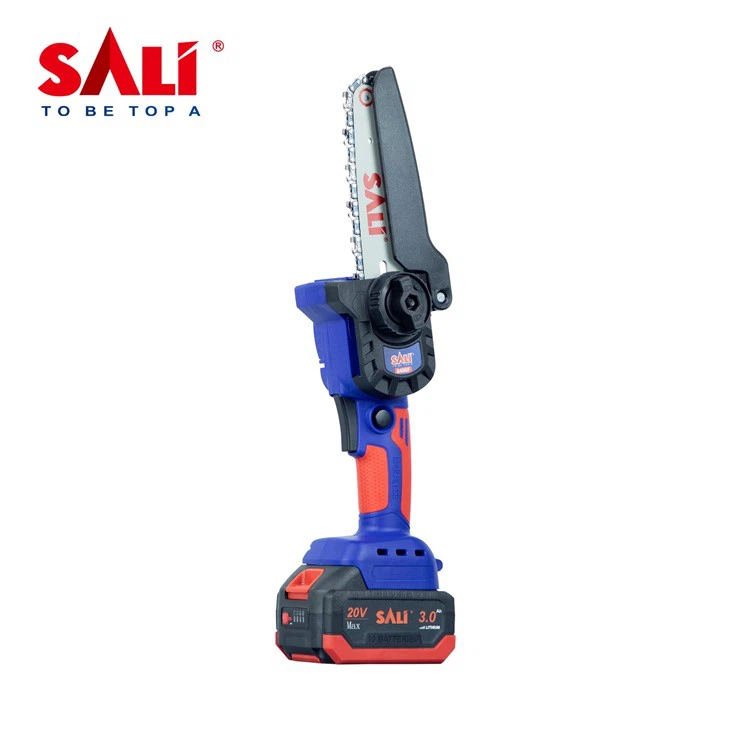 منشار الخشب ببطاريةو شاحن Mini Scie à Chaine batterie 20V 3.0A SALI 8406F