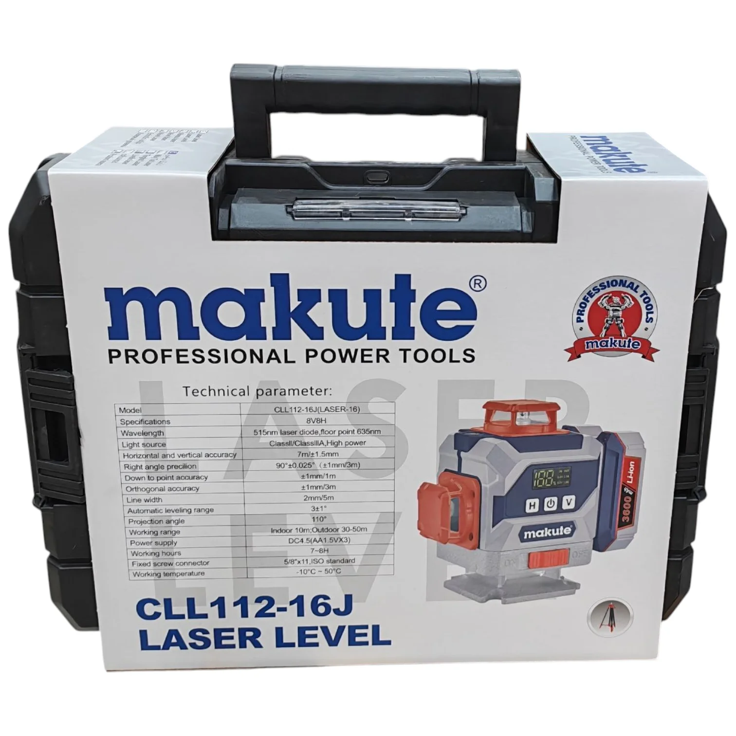 جهاز ضبط المستوى بالليزر niveau laser MAKUTE 4D 16 lignes CLL112-16J 7