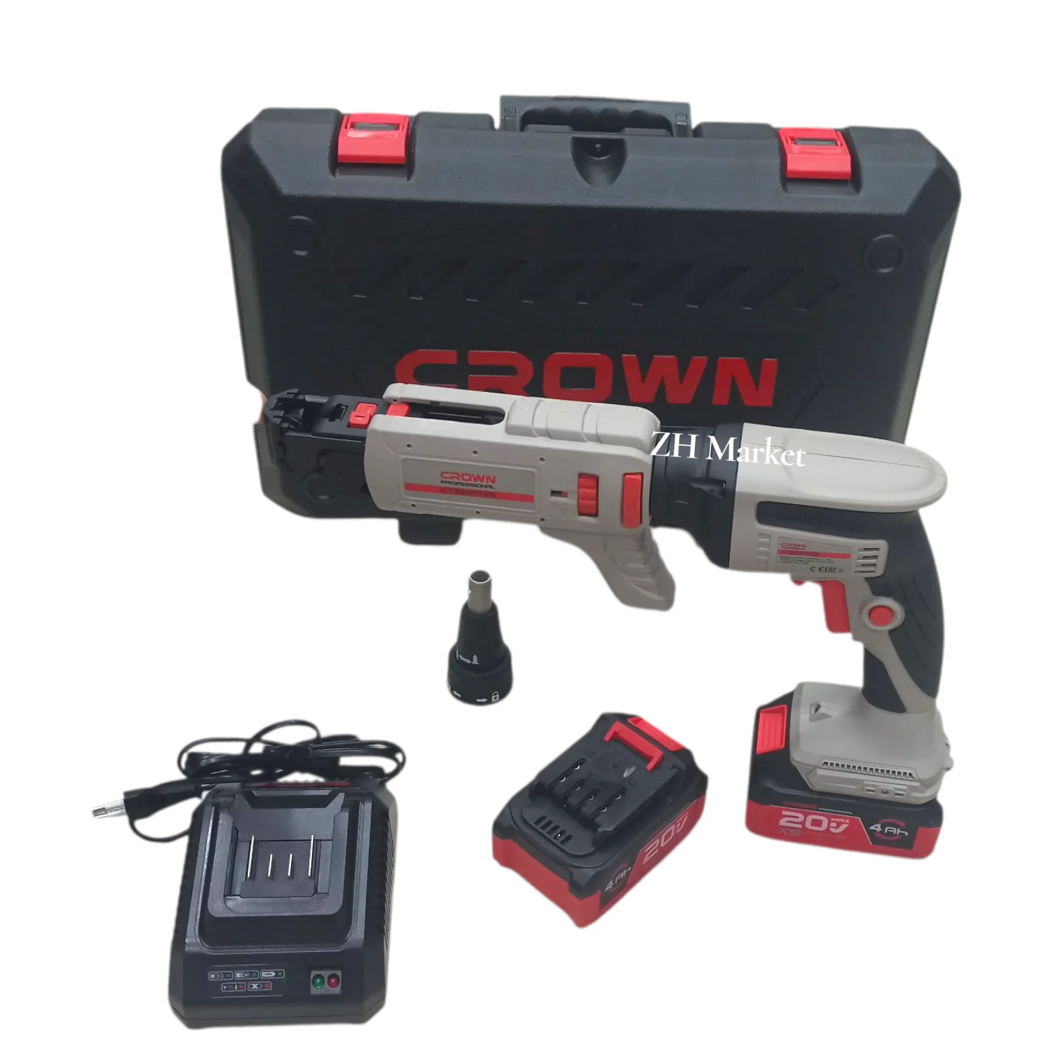 مفك براغي حزامي لاسلكي VISSEUSE PLACO 20V CROWN CT22077XS 1