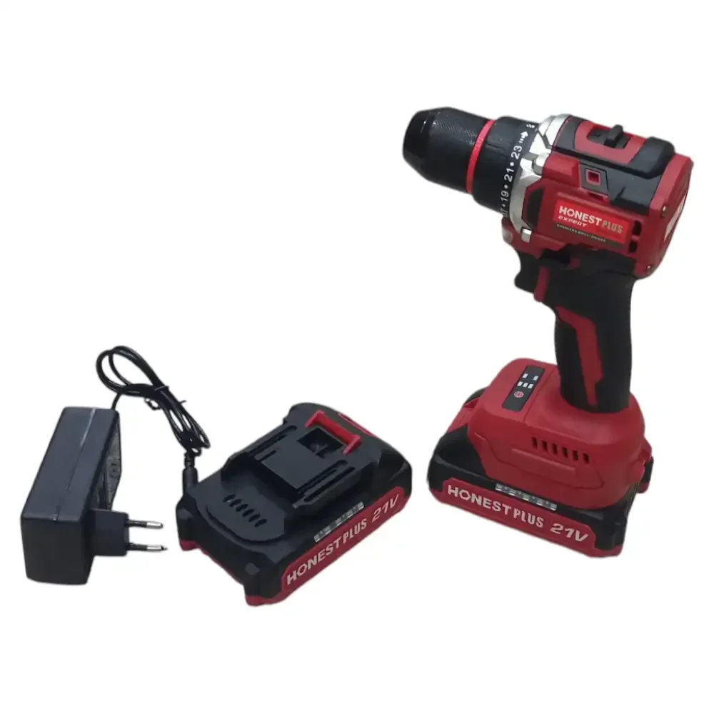 الة فك و تركيب البراغي visseuse perceuse HONESTPLUS 21V YAE6155 2