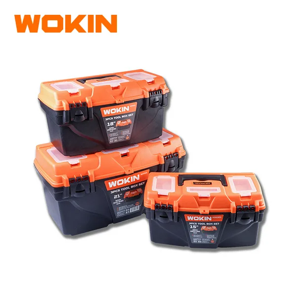مجموعة صندوق أدوات من 3 قطع   KIT DE 3 BOÎTES À OUTILS WOKIN  900003
