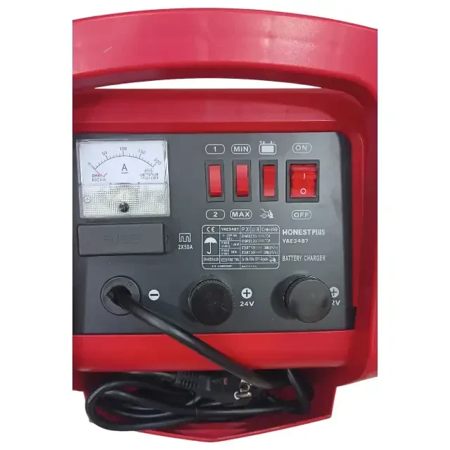 شاحن بطارية  Chargeur Démarreur A Batterie 20-500A 12/24V HONESTPLUS YEA3487 4