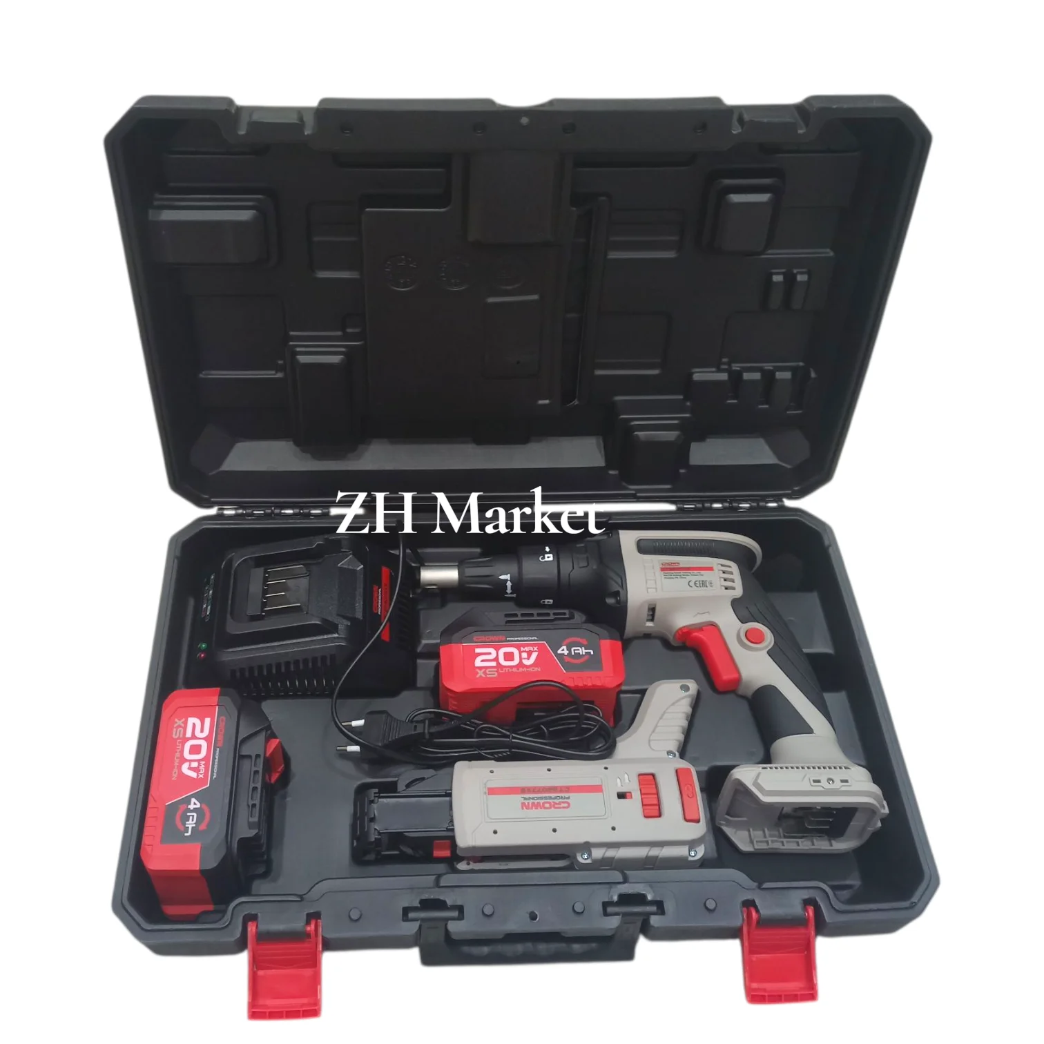 مفك براغي حزامي لاسلكي VISSEUSE PLACO 20V CROWN CT22077XS 5