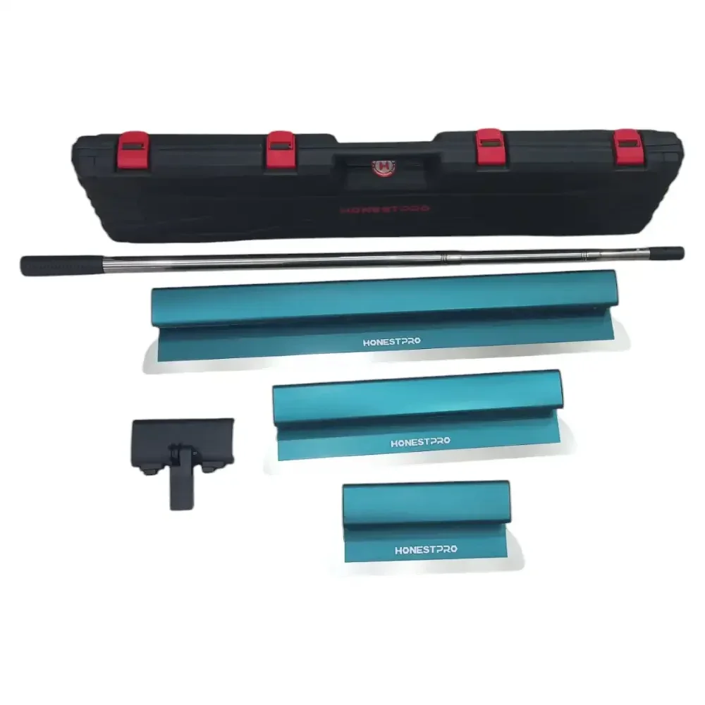 مجموعة مجرفة تنعيم الجدران Kit lisseuse Enduit double lames HONESTPRO YAB0236
