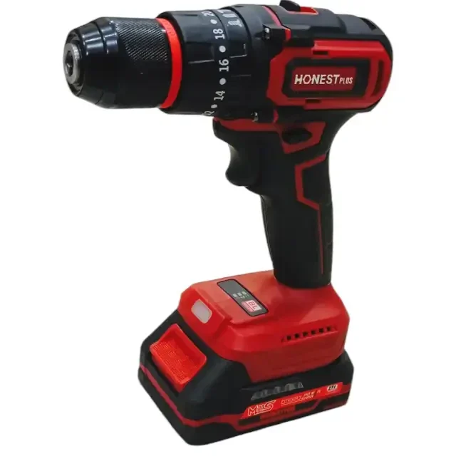 الة فك و تركيب البراغي visseuse perceuse HONESTPLUS 21V YAE6125 2