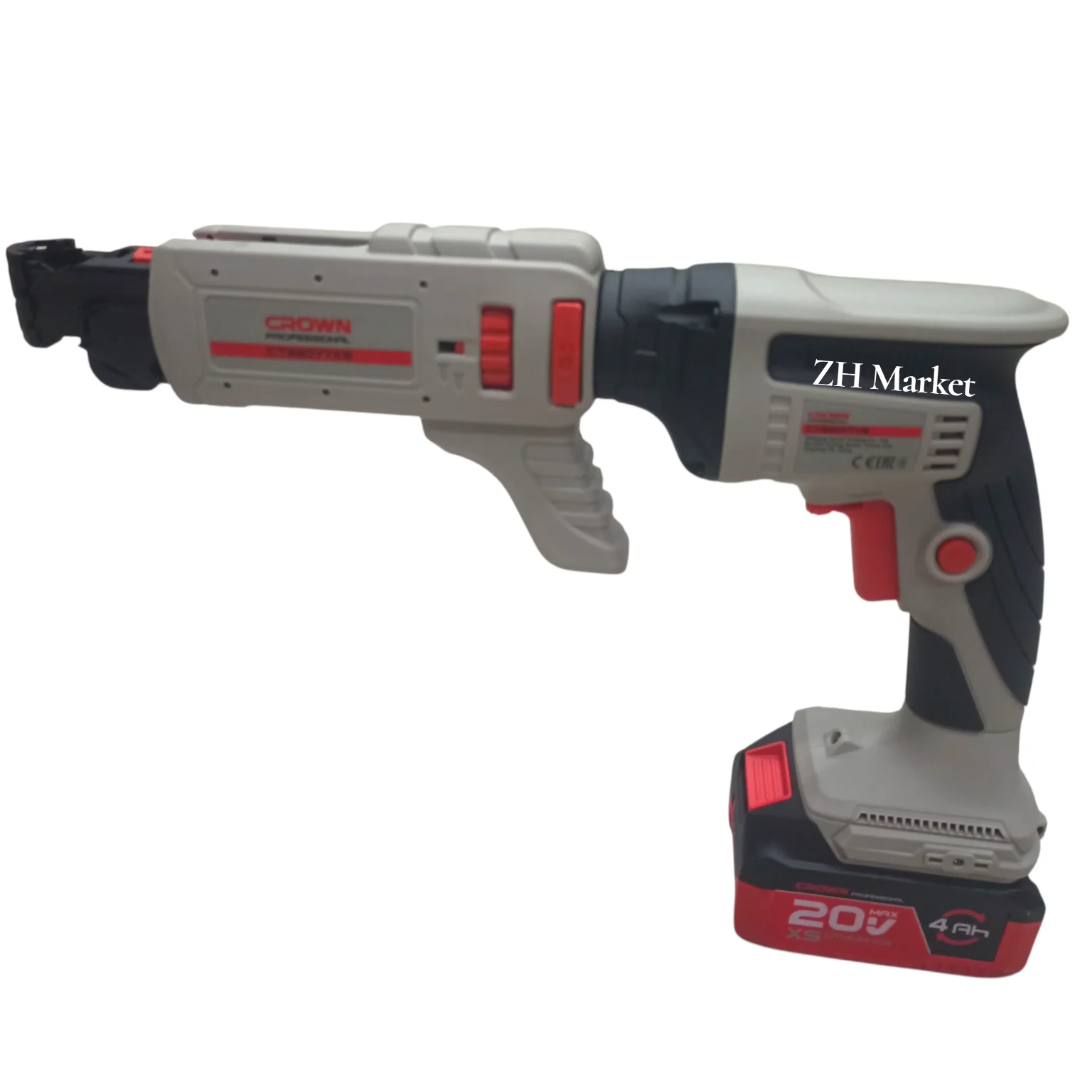 مفك براغي حزامي لاسلكي VISSEUSE PLACO 20V CROWN CT22077XS 3