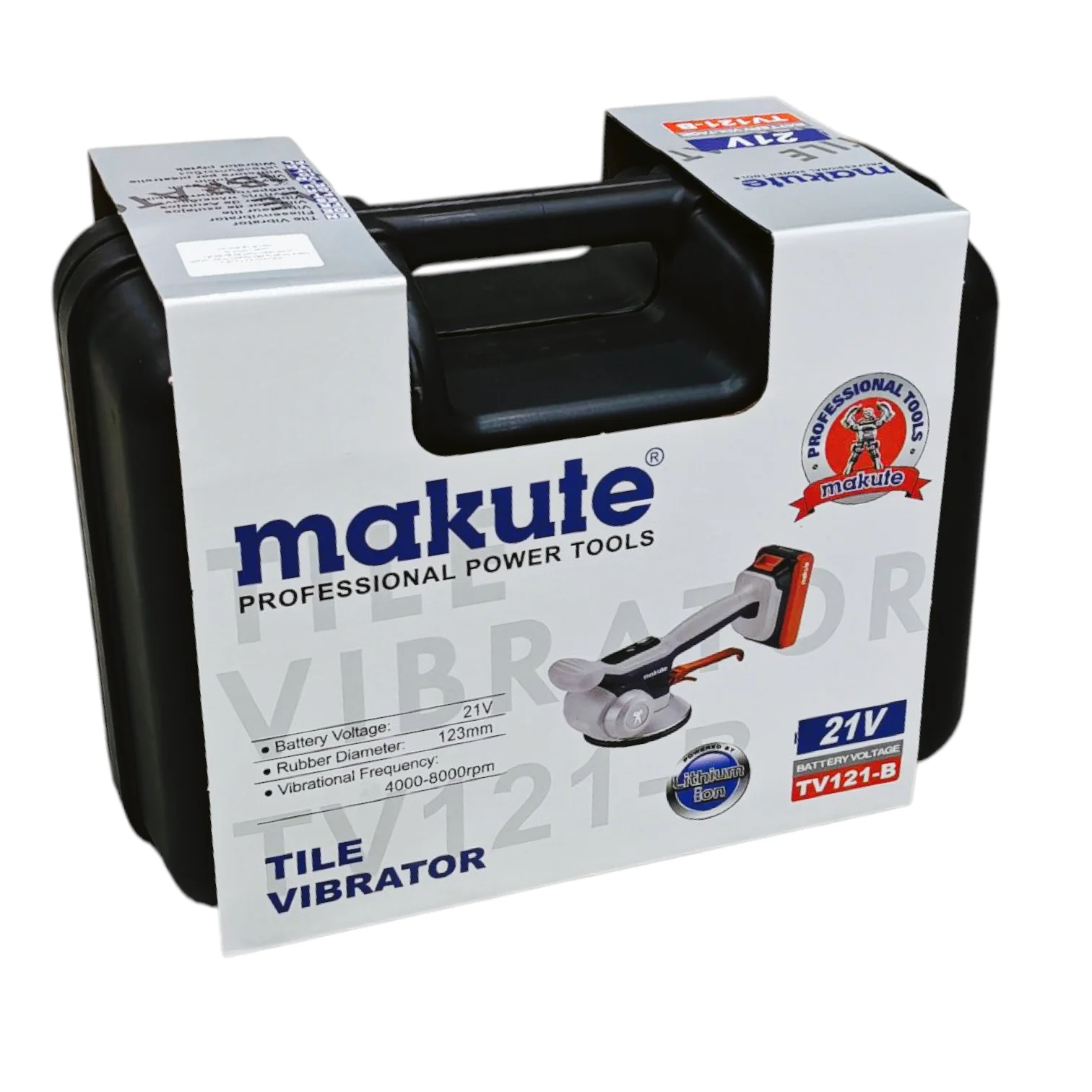 الة شفط و وضع السيراميك Ventouse vibrante Carrelage MAKUTE 21V TV121-B 5