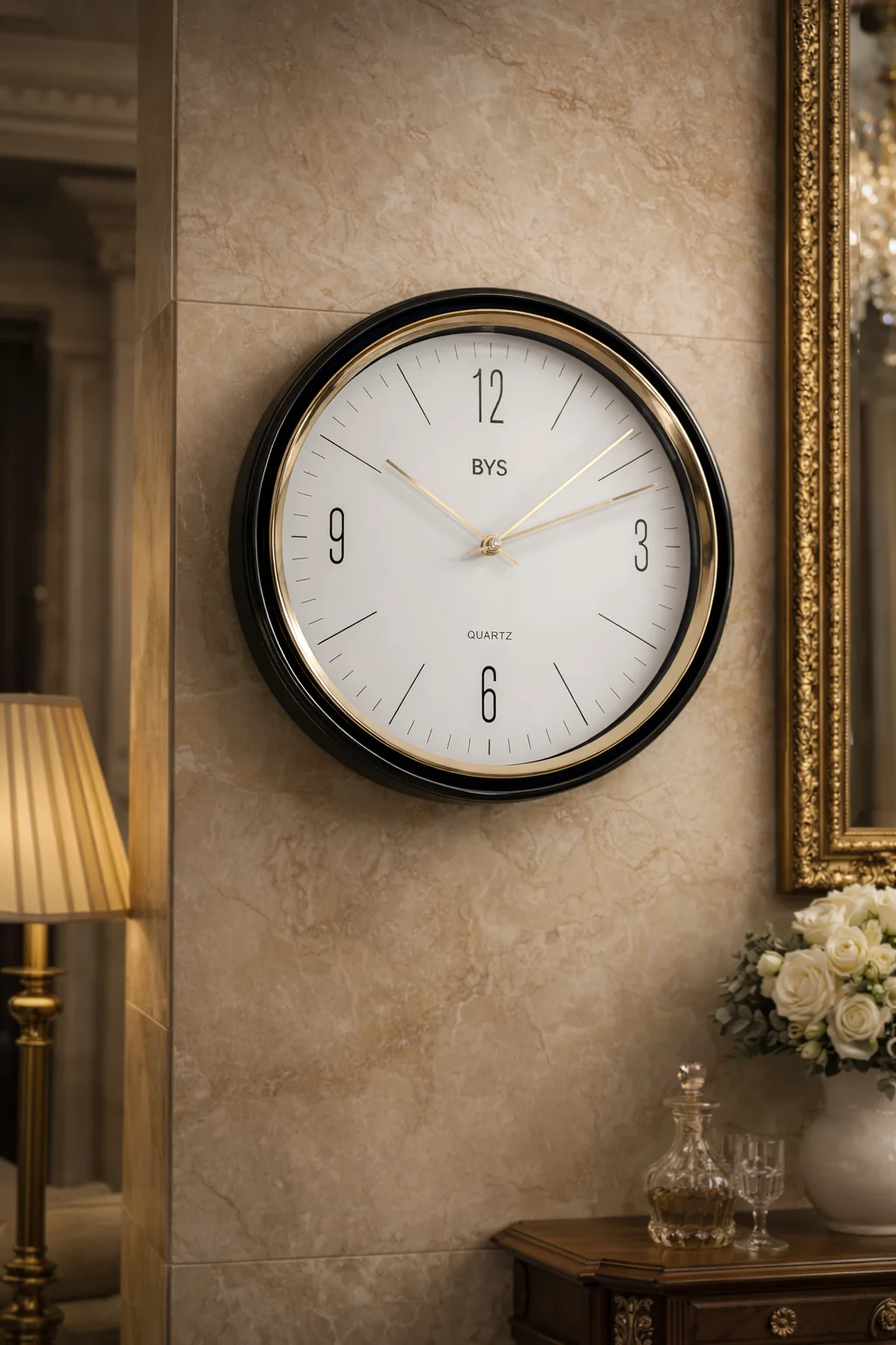 ساعة حائط أنيقة بتصميم عصري وبسيط 2